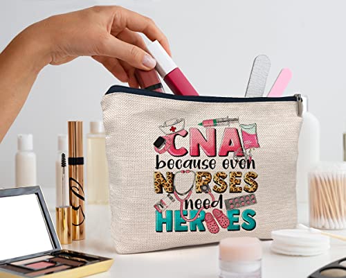 CNA Makeup Bag - Nurse Life Cosmetic Bag, 10x7.5 inches