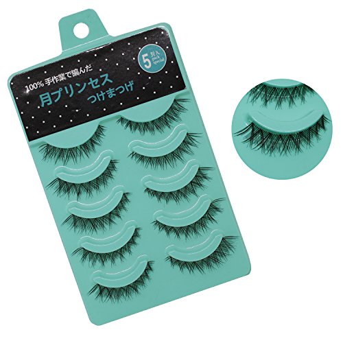 Bodermincer 3D Natural Short False Eyelashes - 10 Pair Crisscross Set