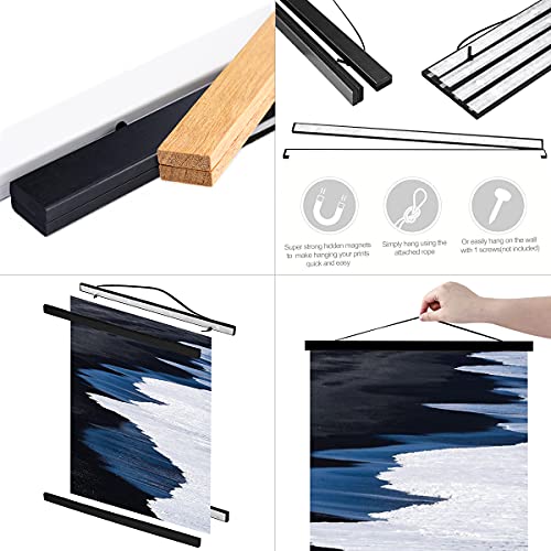 Ywlake 15-Inch Magnetic Poster Hanger for Easy Wall Display