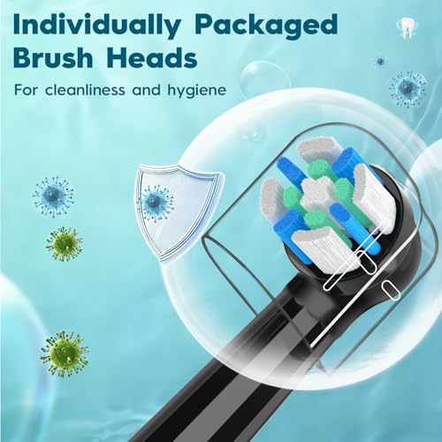 Swistarhan Replacement Heads for Oral-B iO Series (8 Pack)