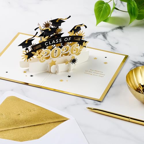 Hallmark Graduation Pop-Up Card for Class of 2026 - Premium Design