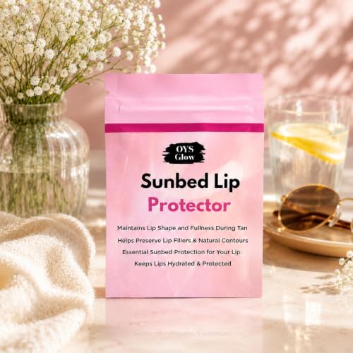 OYS GLOW UV Protective Lip Cover for Tanning Sessions