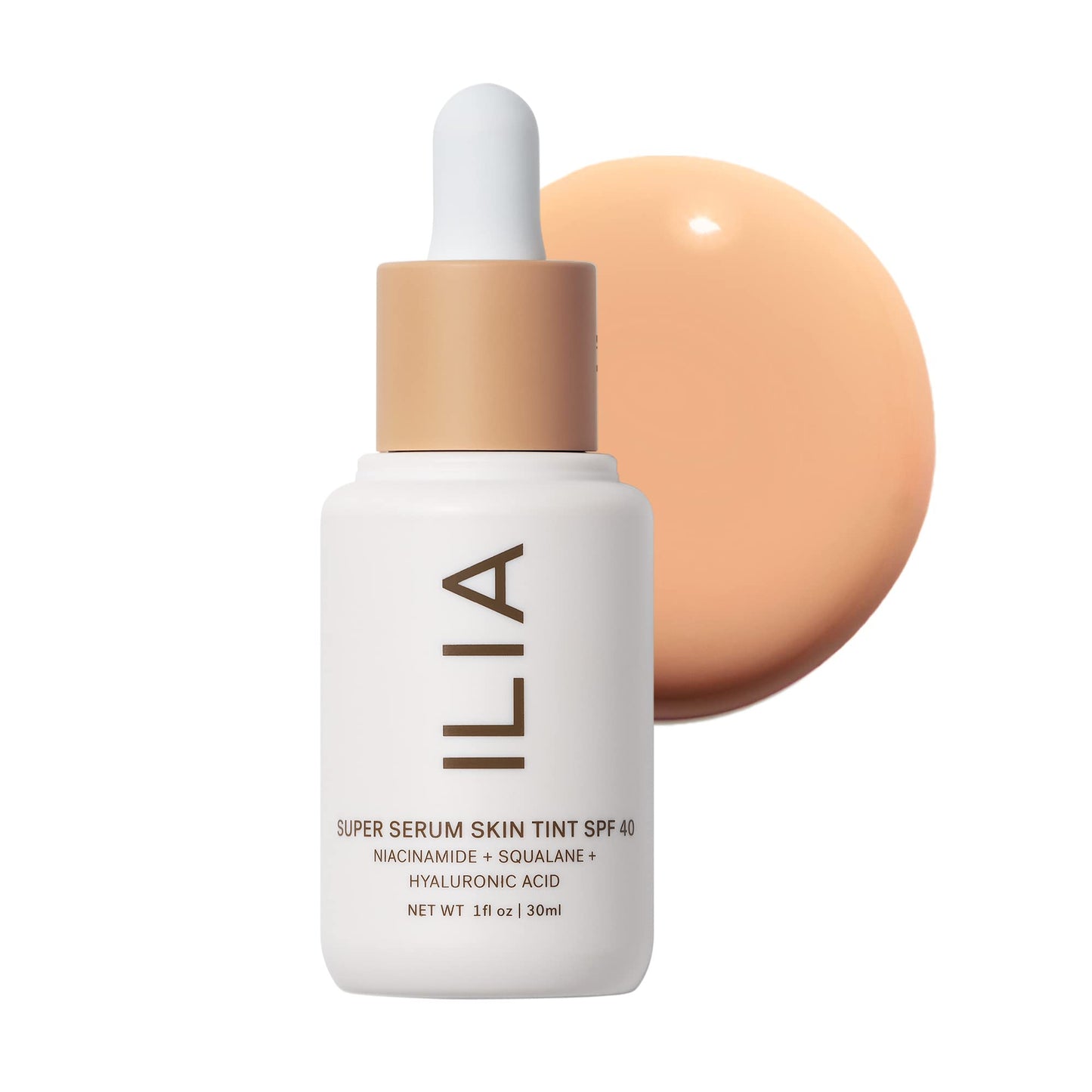 ILIA - Super Serum Skin Tint SPF 40 (Kai ST6.5, 1 fl oz | 30 ml)