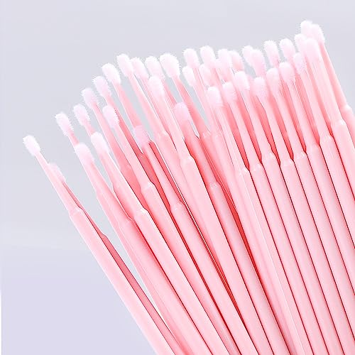 JASSINS 300pcs Microfiber Applicators for Eyelash Extensions & Makeup