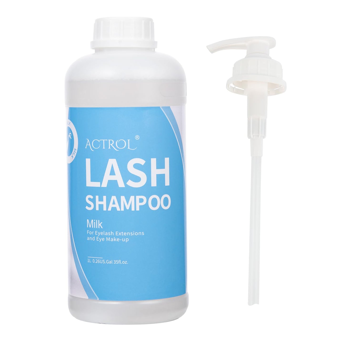 Eyelash Extension Cleanser - Natural Aloe Foaming Shampoo 60ML | Paraben & Sulfate Free, Non-Irritating