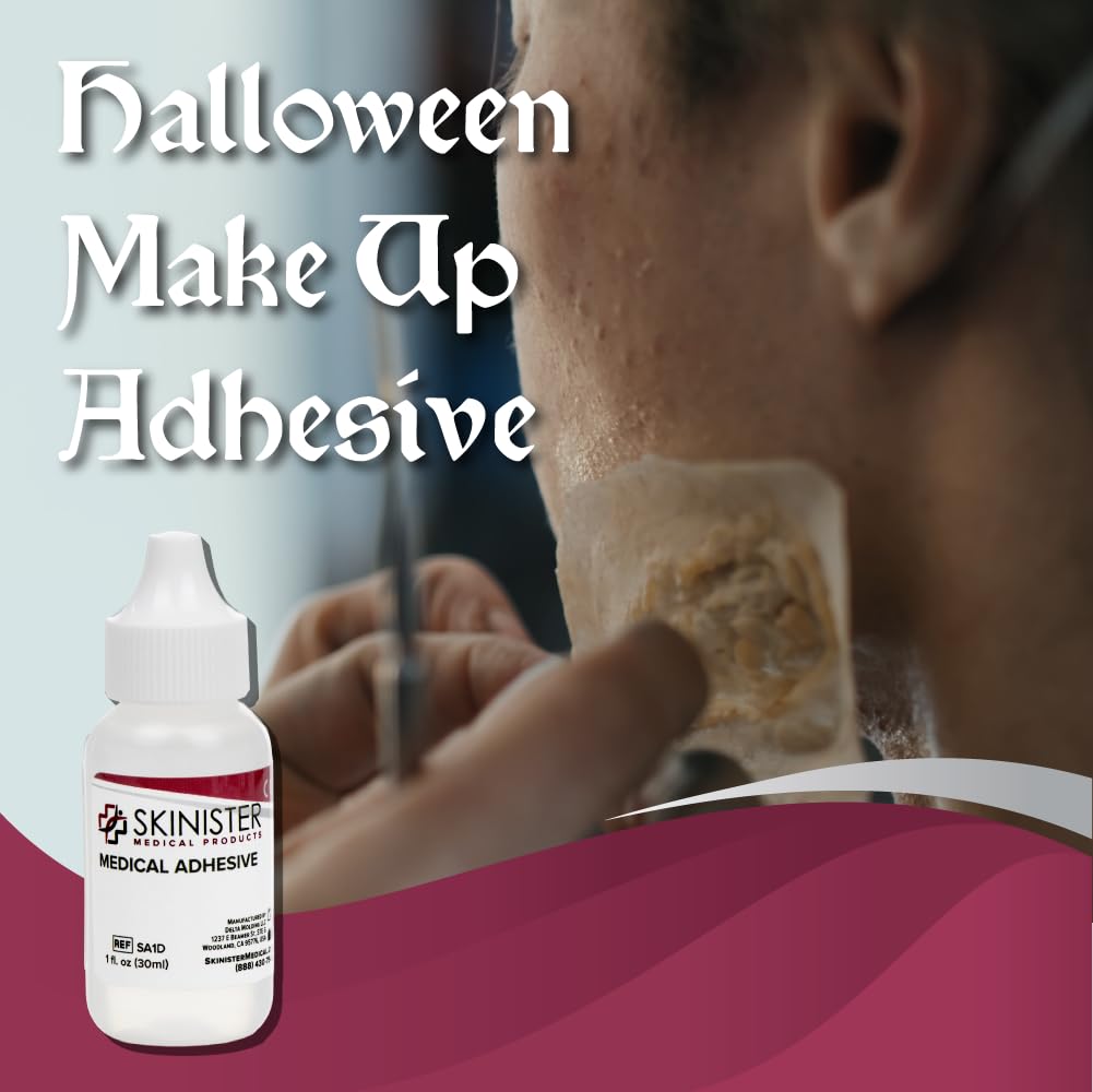 Medical Adhesive Dropper - Silicone Skin Glue for Ostomy Bags, Prosthetics & More | 1oz