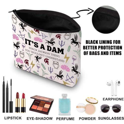 Camp Blood Makeup Bag It's a DAM - Waterproof Zipper Pouch