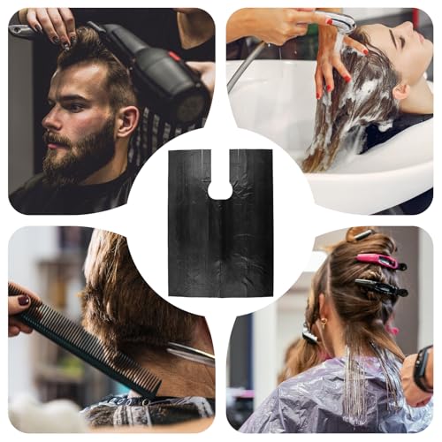 100 Pcs Disposable Hair Cutting Capes - 36" x 51" Waterproof Salon Cape