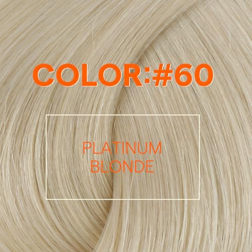 Full Shine Hair Extensions 24 Inch Weft Hair Extensions Human Hair Color Platinum Blonde Extensions Sew In Extensions Real Human Hair Remy Human Hair Weft 105G