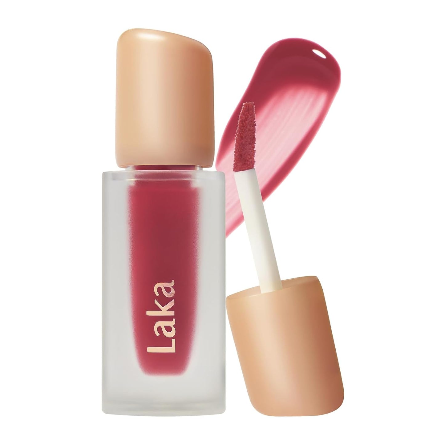 Fruity Glam Tint Lip Stain - Hydrating, Lightweight, Buildable Color | K-Beauty #101 Joyful, 4.5g/0.15oz