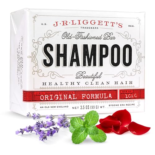 J.R.LIGGETT'S Natural Shampoo Bar for Sensitive Scalp, 3.5 oz