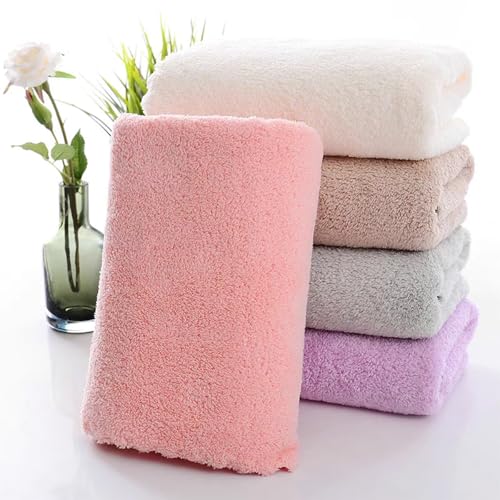 Borsicge Microfiber Washcloths 5-Pack, Ultra-Soft & Quick-Drying