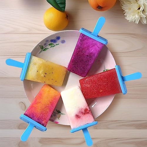 Alinana 12-Cavity Popsicle Molds with Built-in Sticks & Funnel