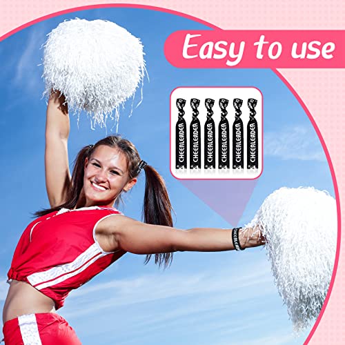 Taiyin 68 Pcs Cheer Hair Ties Bulk Black - Cheerleader Hair Accessories