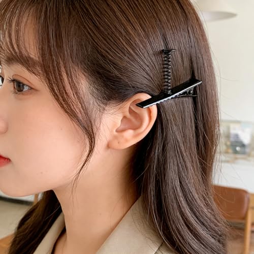 100PCS Duckbill Hair Clips with Springs for DIY Hair Accessories