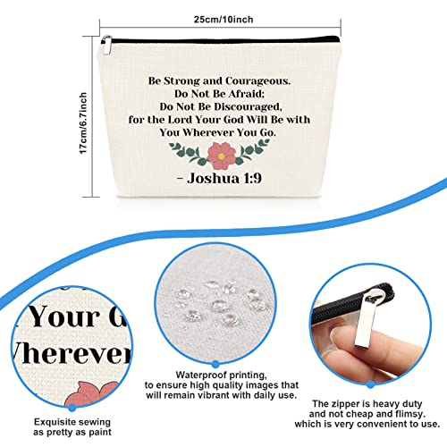 Mikela Bible Verse Makeup Bag for Women - Christian Gifts for Her - Variation 821_NO2