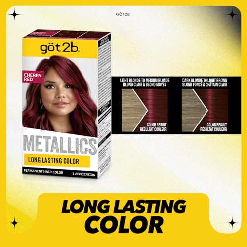 Got2B Metallics Permanent Hair Color M70 Cherry Red - 1 Kit