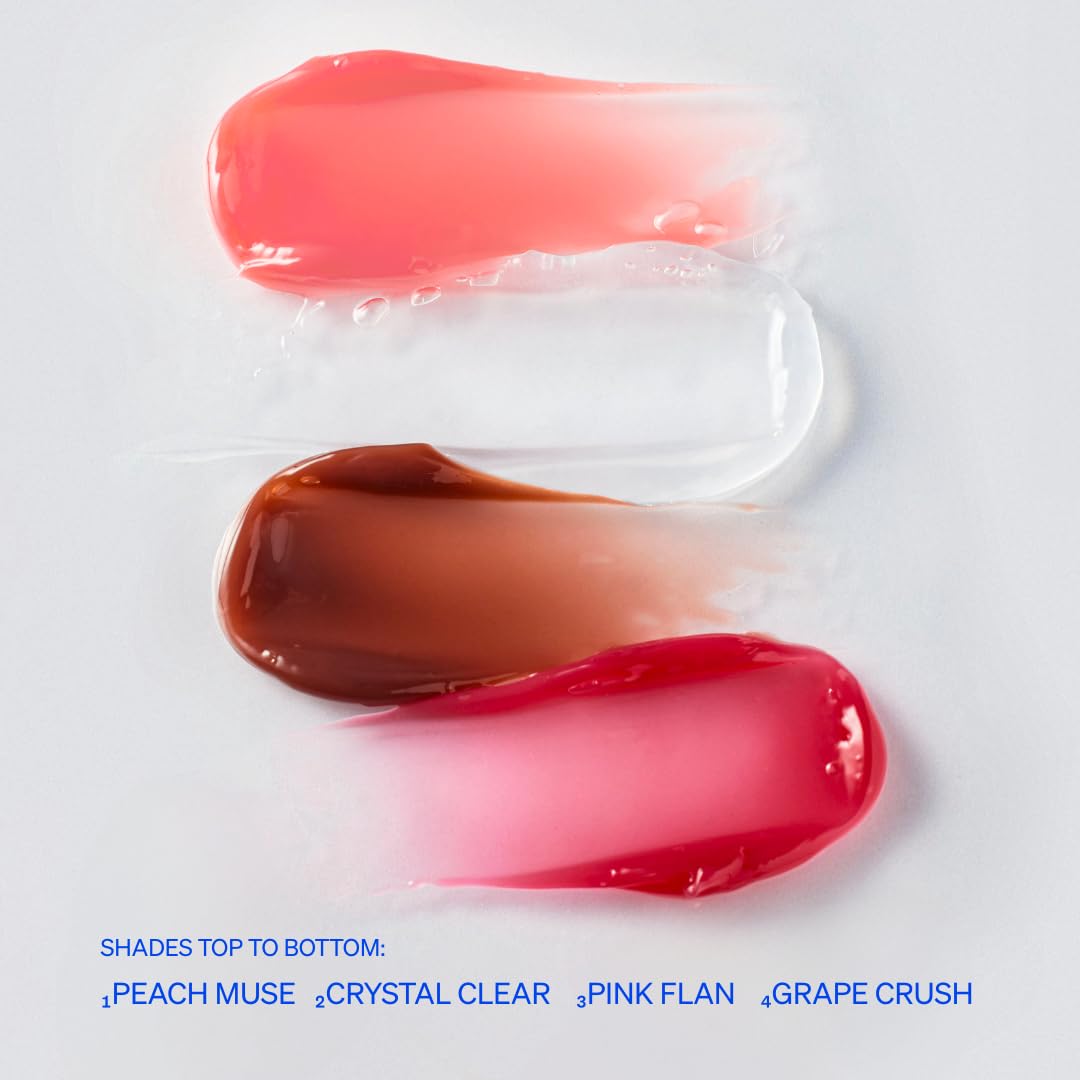 LipLock Jelly Serum for Dry Lips - Hydrating, Plumping Glossy Mask with Rose PDRN & Carrot Collagen | Crystal Clear