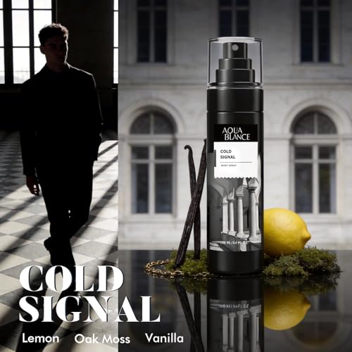 AQUA BLANCE Men's Body Spray Gift Set - 3-Pack Long-Lasting Fragrances
