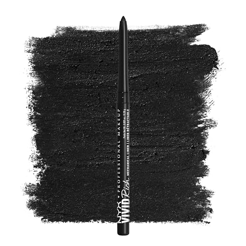 NYX PROFESSIONAL MAKEUP Mechanical Eye Pencil Always Onyx 0.01oz Vivid Retractable Eyeliner