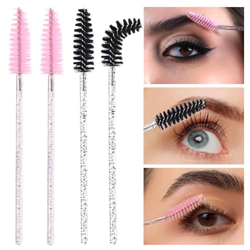 200 Disposable Mascara Wands - Eyelash Spoolies for Makeup