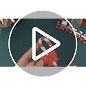 40 Pcs Colorful Peppermint Candy Christmas Tree Ornaments