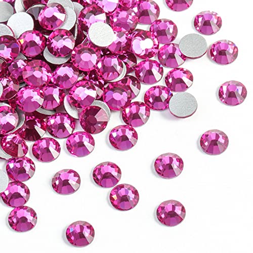 Beadsland Fuchsia SS16 Flat Back Rhinestones 2880pcs Craft Embellishments