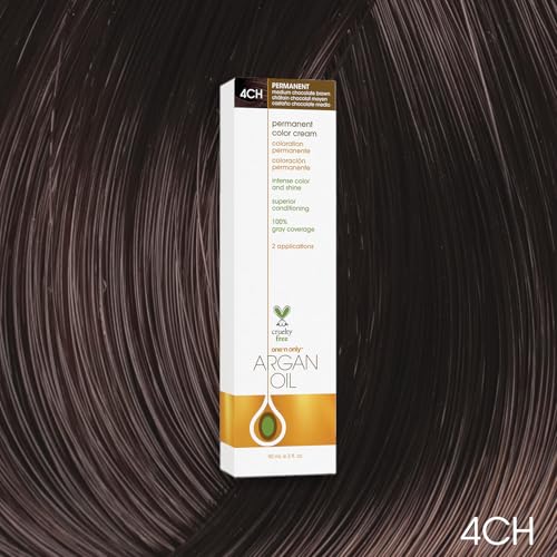One 'n Only Demi Permanent Hair Color Dye 4CH Medium Chocolate Brown 3 oz