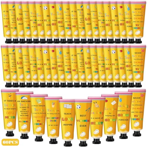 Leelosp 60 Pcs Hand Cream Set - Teacher Appreciation Gifts
