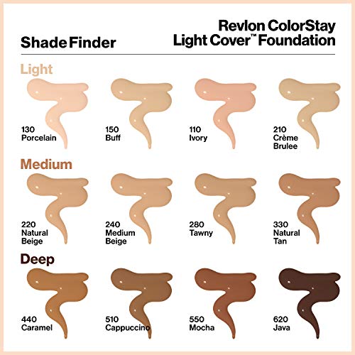 Revlon ColorStay Light Cover Liquid Foundation - SPF 35, 330 Natural Tan