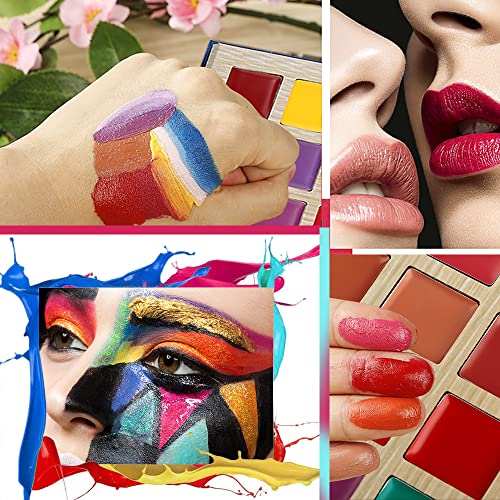 YARLADY 25-Color Long-Lasting Lipstick & Lip Gloss Palette Waterproof Matte Makeup