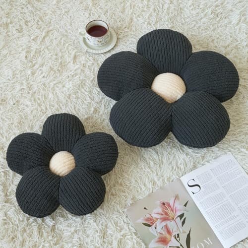 Cute Flower Throw Pillow - Decorative Plush Cushion for Couch & Bed (14.9")