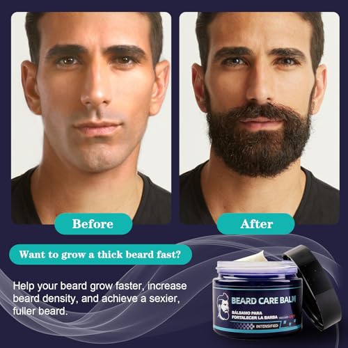 Beard Thickening Balm with Biotin & Caffeine - 3.5 oz