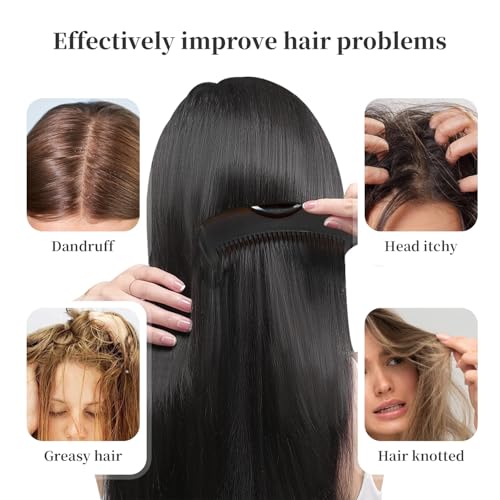 Dandruff Removal Comb Set - Self-Cleaning Scalp Detox Combs