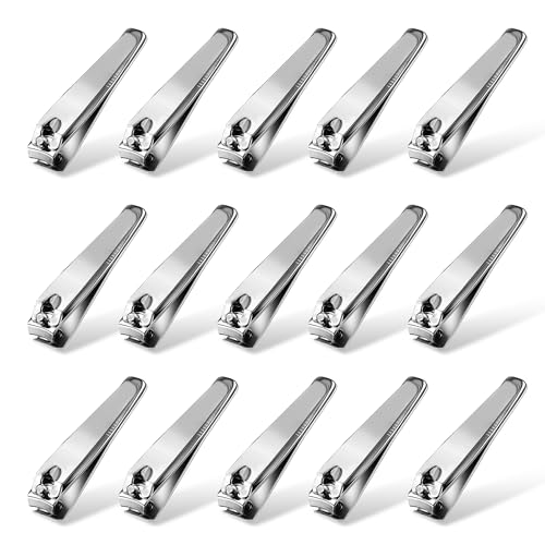 Zjdd-20 Bulk Travel Nail Clippers Set, 20 Pack Fingernail & Toenail Trimmers