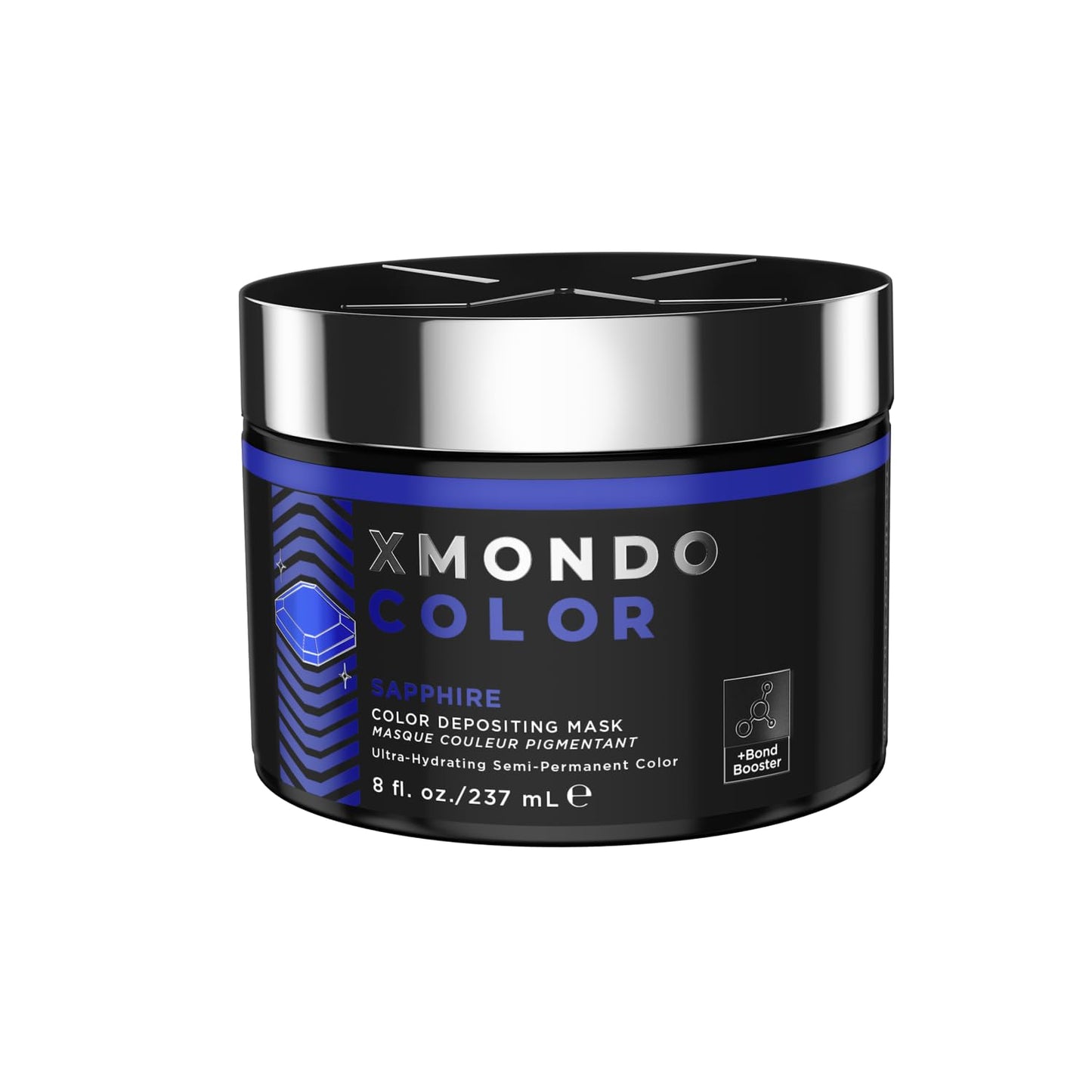 XMONDO Color Amber Depositing Hair Mask - Vegan Semi-Permanent Orange Red Dye | 8 Fl Oz, Infused with Bond Booster & Hyaluronic Acid