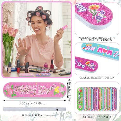204 Pcs Nail Files Emery Boards Set for Manicure & Pedicure - Mother's Day Gift