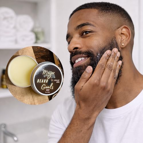 Men's Beard Balm with Shea Butter & Beeswax - Deep Conditioning & Style Support