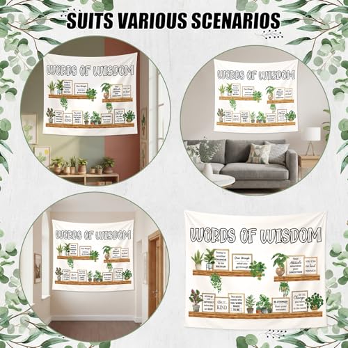 Tiamon Motivational Classroom Tapestry 5x4 ft - Inspirational Wall Decor