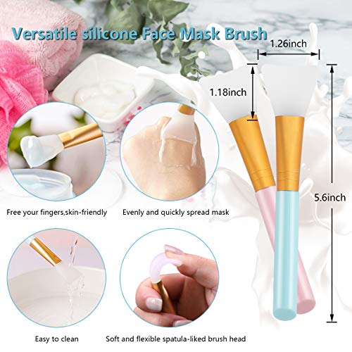 Yokilly 6-Piece Silicone Face Scrubber Kit for Deep Cleansing & Blackhead Removal