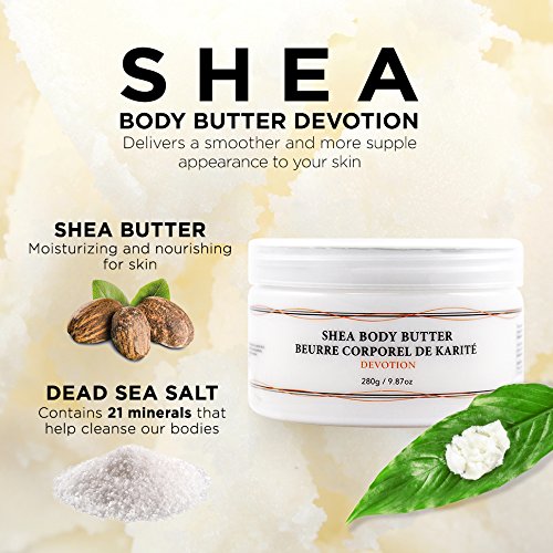 Vivo Per Lei Shea Body Butter for Rough & Dry Skin - 9.87 Oz