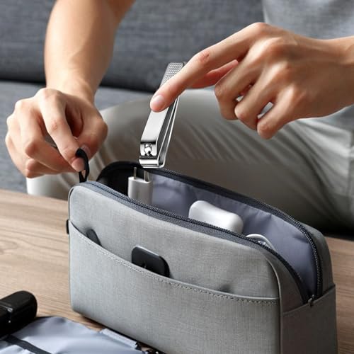 8-Piece Stainless Steel Toenail Clippers Set - Anti-Skid Grip