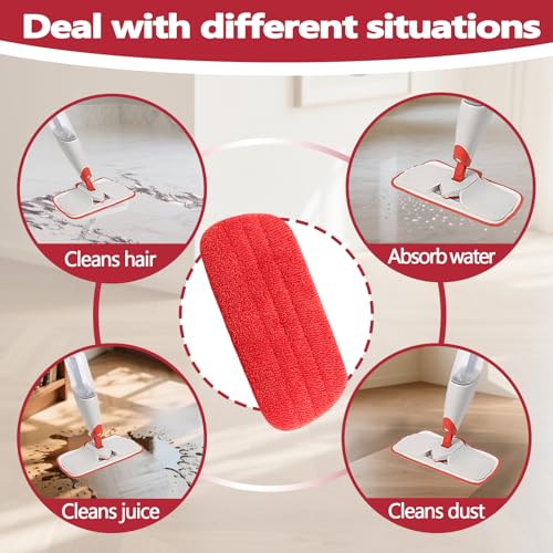Microfiber Mop Replacement Pads for OXO Good Grips - 2 Pack
