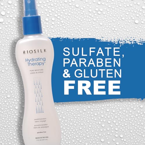 BioSilk Hydrating Therapy Leave-In Spray for Frizz Control & Shine - 7 Oz