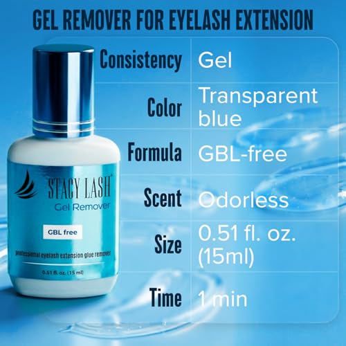 STACY LASH Eyelash Extension Glue Remover - 60 Sec Fast Action (15ml)