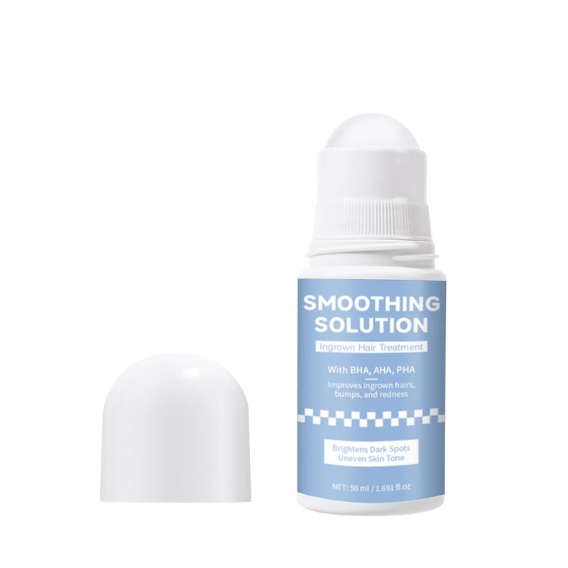 Yunmeng Smoothing Solution Ingrown Hair Care, Roll-on Tonic to Razor Bumps and Irritated Skin, Ingrown Hair Solution Improves After Shave Suitable for Women and Man, 1.69 fl.oz