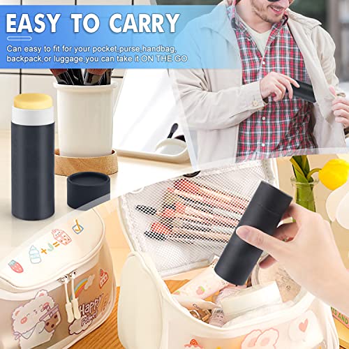 10 Pcs Eco-Friendly 2.5oz Kraft Cardboard Deodorant Containers with Push-Up Dispenser