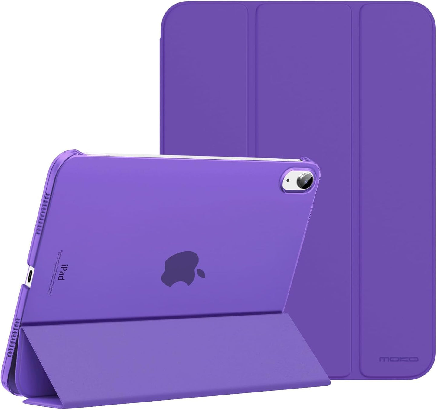 iPad 11th & 10th Generation Case - Slim Hard PC Translucent Back Cover | Navy Blue, Auto Wake/Sleep Support