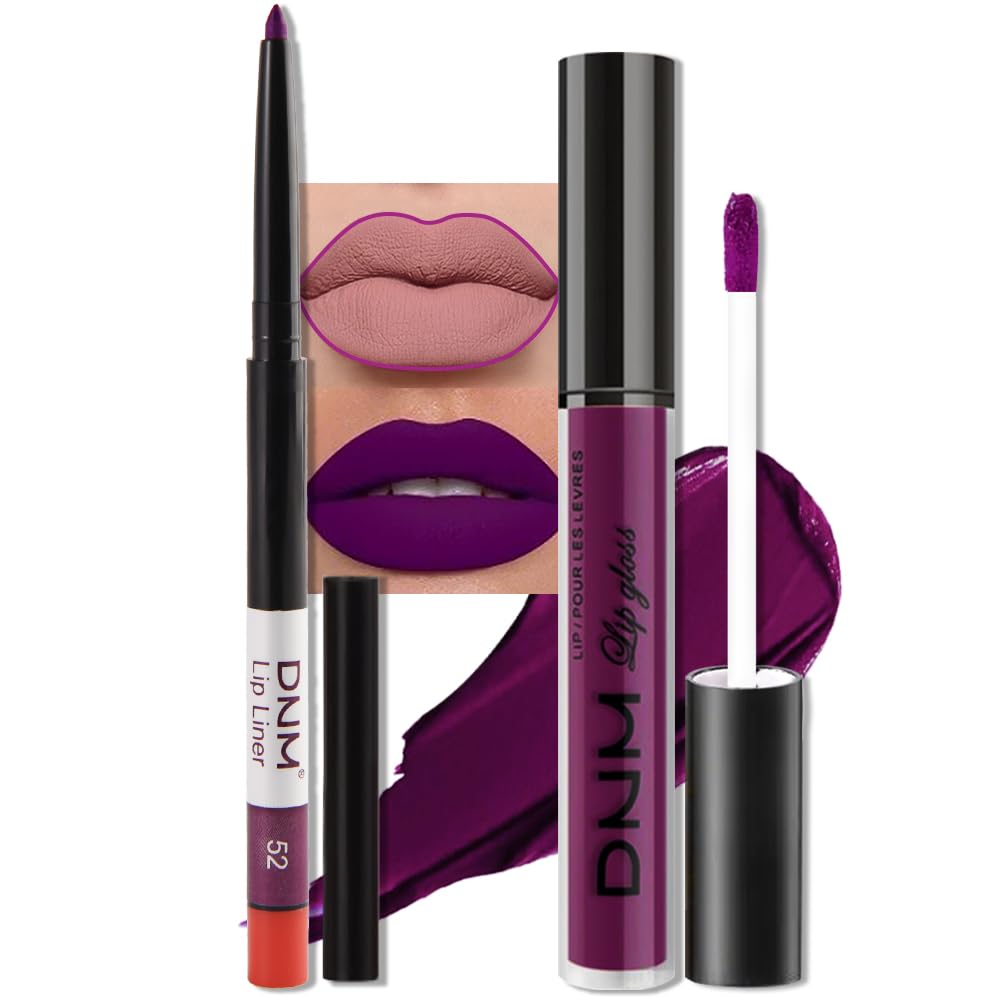 Medium Brown Beige Lip Liner & Matte Lipstick Set - Vegan, Long-Lasting, Waterproof | 2 Pcs