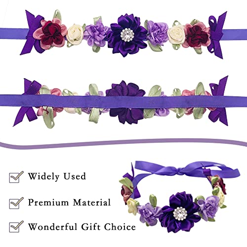 Ballet Bun Wrap Flowers - 6pcs Hair Accessories for Dancers (BLE)